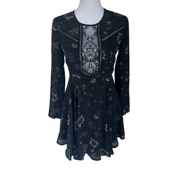 A.L.C. | Dresses | Alc Cynthia Black Multi Floral Print Long Sleeve Lace Inset Silk Mini Dress 2 | Poshmark A.L.C. | Dresses | Alc Cynthia Black Multi Floral Print Long Sleeve Lace Inset Silk Mini Dress 2 | Poshmark